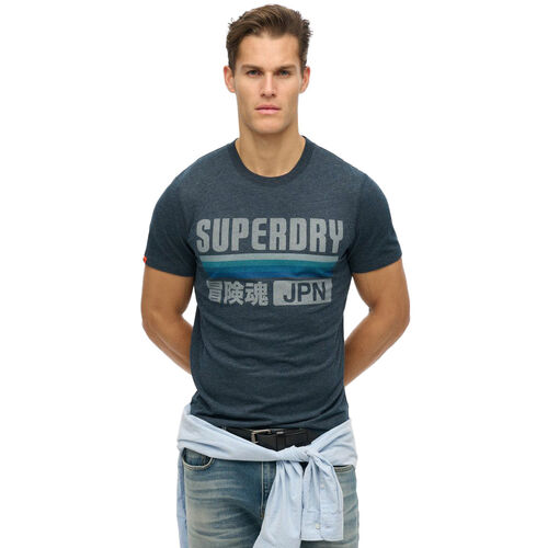 Superdry Japan Stripe Relaxed Tee